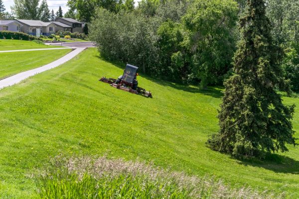 Sloped Area Mowing in Layton